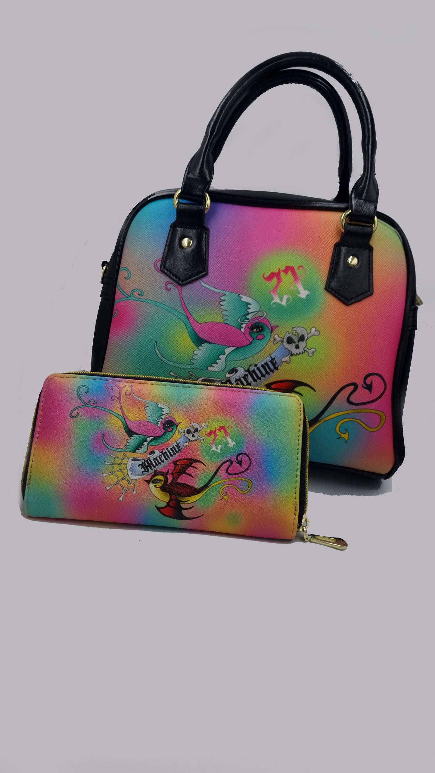 Hand Bag and Purse Combo