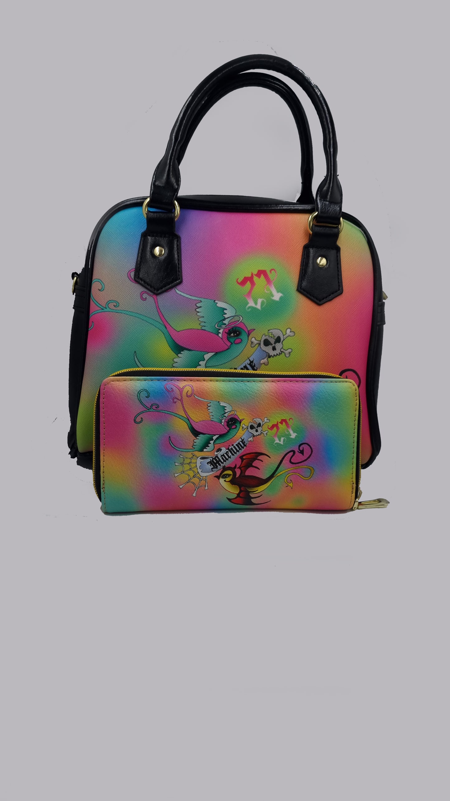 Hand Bag and Purse Combo