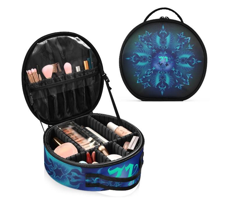 Mandala Angel wing make up Bag