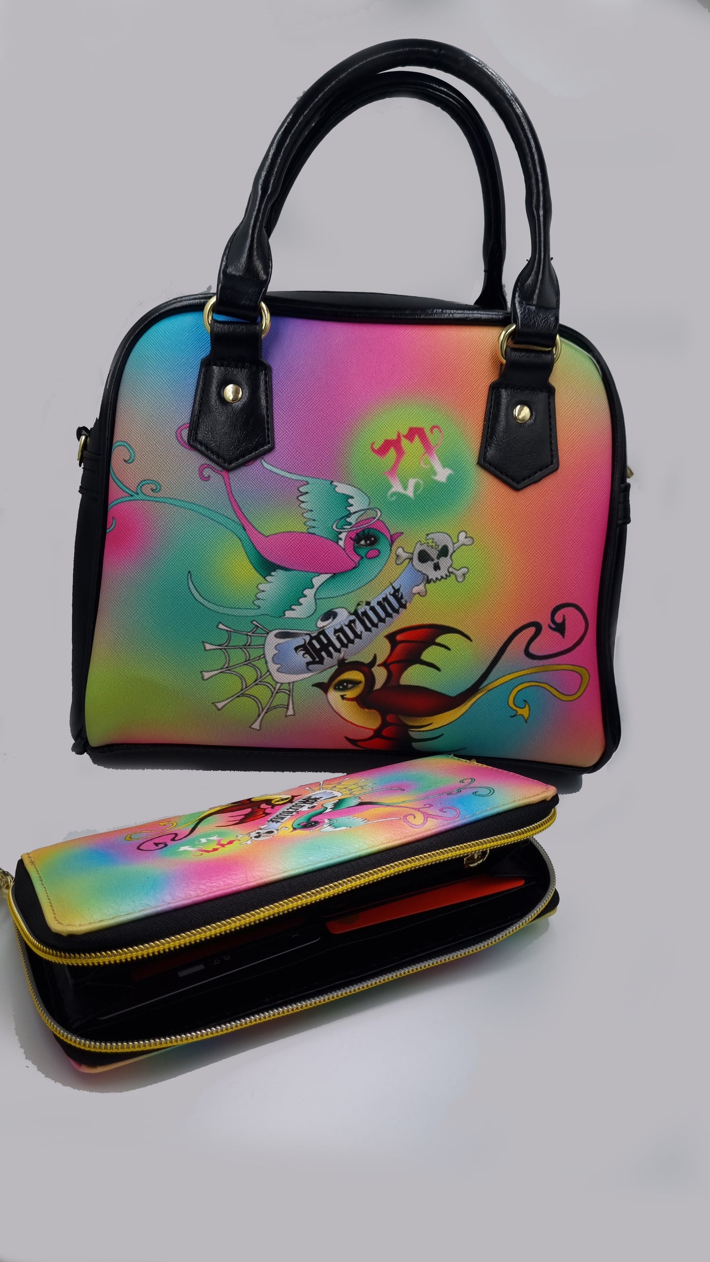 Hand Bag and Purse Combo